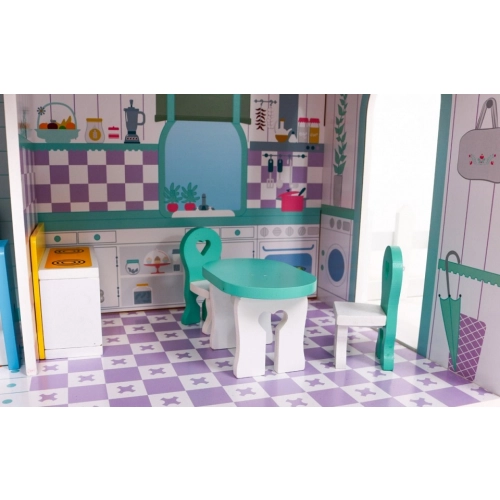 Drewniany Domek Dla Lalek  Akcesoria  PH11A001